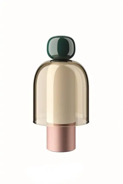 Lodes Easy Peasy Portabel Lampa Grön/Honey/Rosa Guld