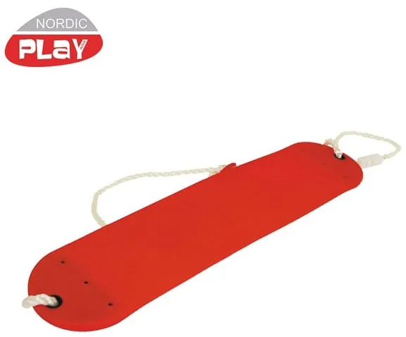 Nordic Play Mjuk gunga med rep, röd
